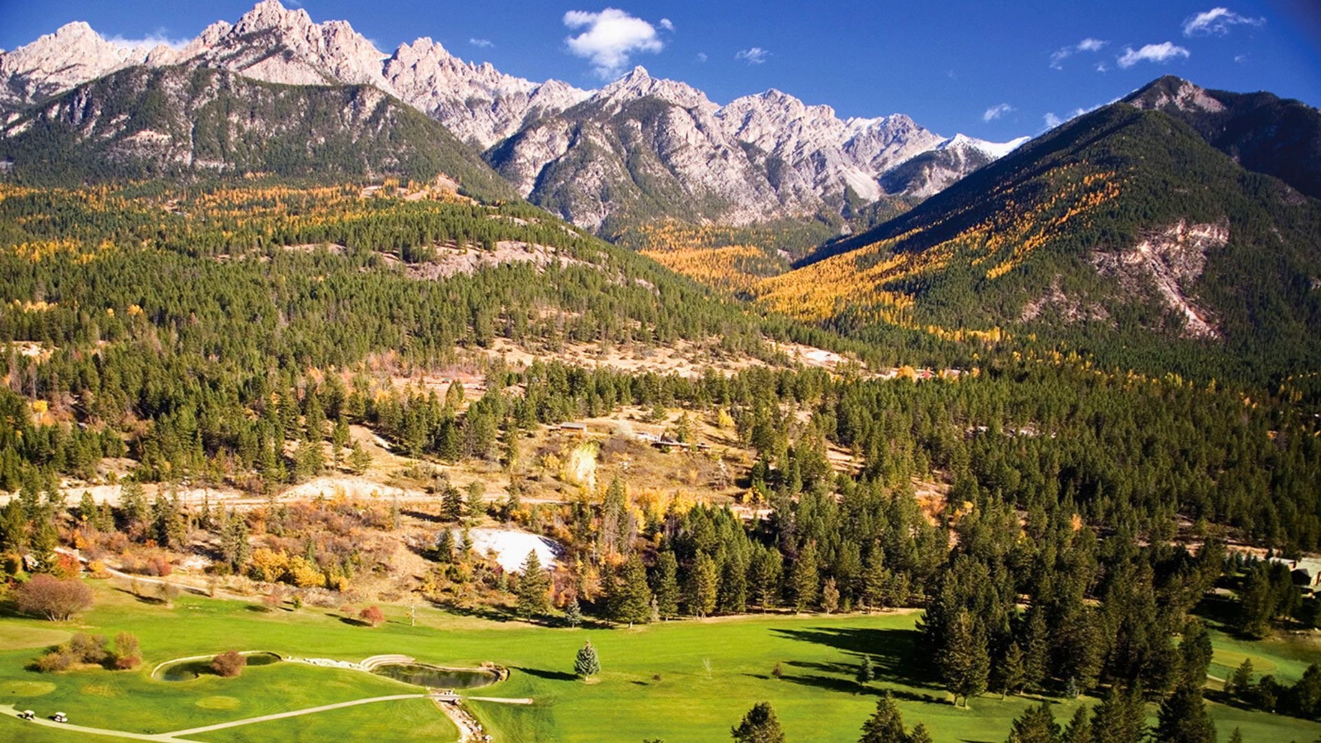 View of the Fairmont Rockies